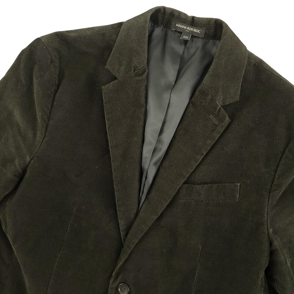 Banana Republic Blazer Mens 42 Brown‎ Corduroy Slim Fit Sport Coat Jacket
